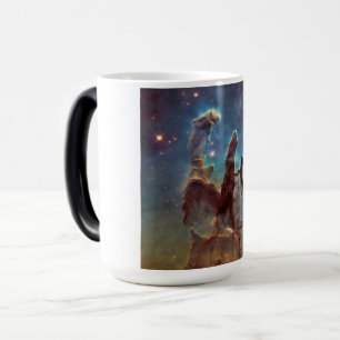 Pillars of Creation, Eagle Nebula Hubble Space Color Morph Mug