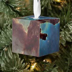 Pillars of Creation, Eagle Nebula Hubble Space Cube Ornament