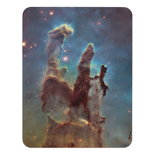 Pillars of Creation, Eagle Nebula Hubble Space Door Sign