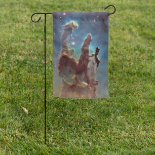 Pillars of Creation, Eagle Nebula Hubble Space Garden Flag