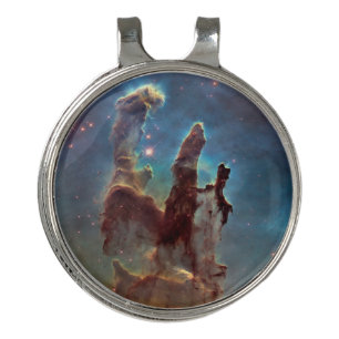 Pillars of Creation, Eagle Nebula Hubble Space Golf Hat Clip