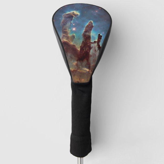 Pillars of Creation, Eagle Nebula Hubble Space Golf Head Cover (Front)
