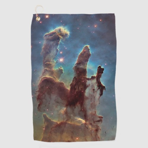 Pillars of Creation Eagle Nebula Hubble Space Golf Towel