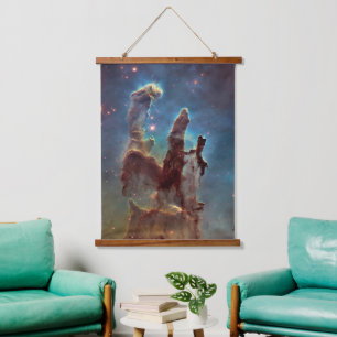 Pillars of Creation, Eagle Nebula Hubble Space Hanging Tapestry