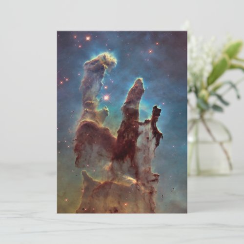 Pillars of Creation Eagle Nebula Hubble Space Holiday Card