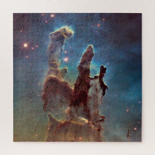 Pillars of Creation Eagle Nebula Hubble Space Jigsaw Puzzle