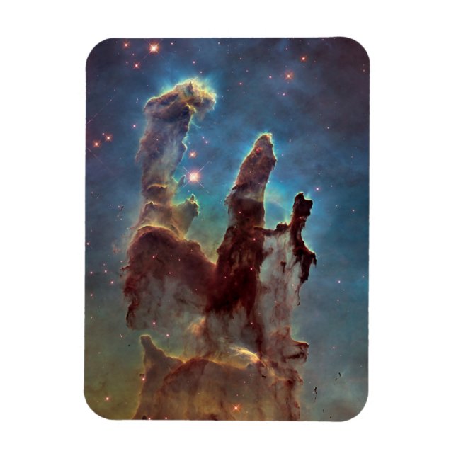 Pillars of Creation, Eagle Nebula Hubble Space Magnet (Vertical)