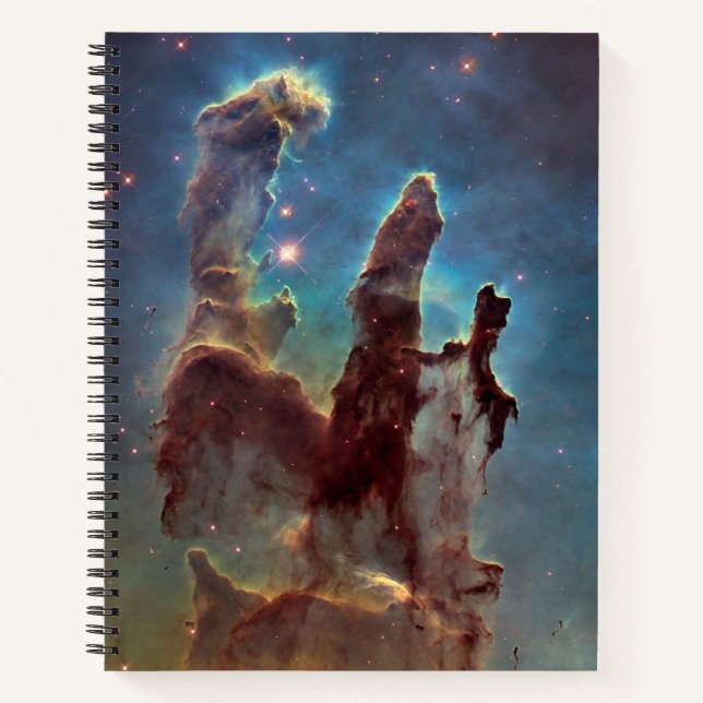 Pillars of Creation, Eagle Nebula Hubble Space Notebook (Front)