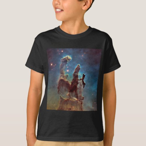 Pillars of Creation Eagle Nebula Hubble Space T_Shirt