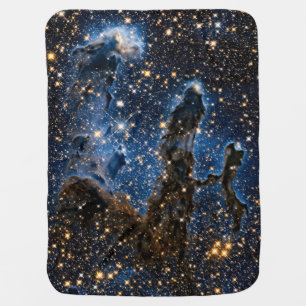 Pillars Of Creation Eagle Nebula Near Infrared Baby Blanket