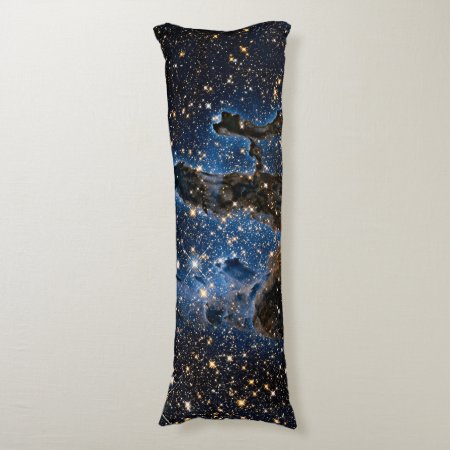 Pillars Of Creation Eagle Nebula Near Infrared Body Pillow
