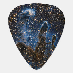 Pillars Of Creation Eagle Nebula Near Infrared Guitar Pick