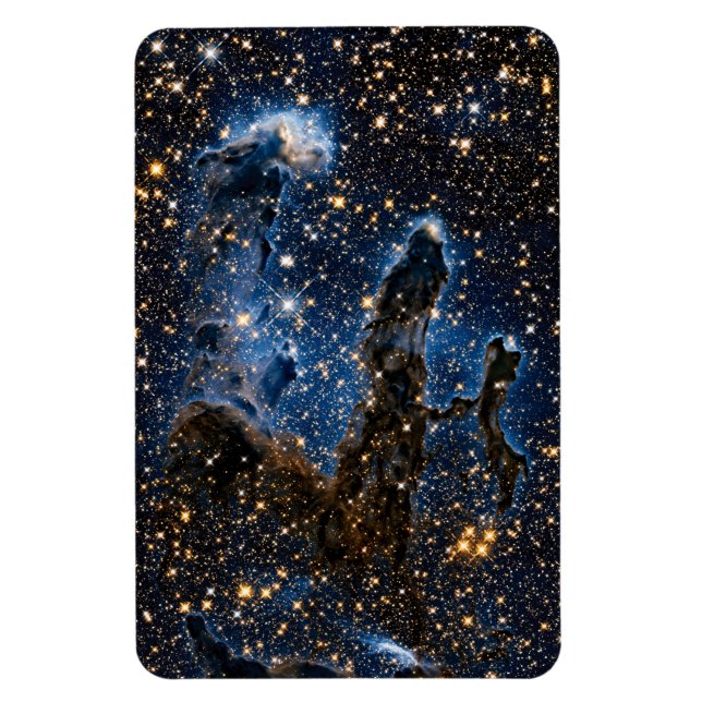 Pillars Of Creation Eagle Nebula Near Infrared Magnet (Vertical)