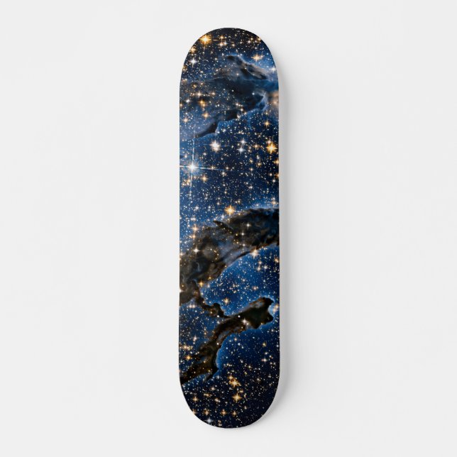 Pillars Of Creation Eagle Nebula Near Infrared Skateboard Deck (Front)