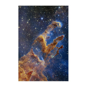 Pillars of Creation Eagle Nebula Webb Telescope Acrylic Print