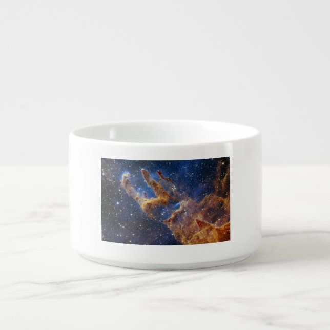 Pillars of Creation Eagle Nebula Webb Telescope Bowl (Center)