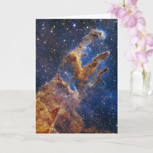 Pillars of Creation Eagle Nebula Webb Telescope Card