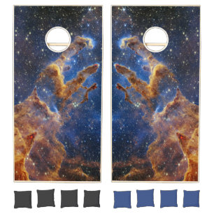 Pillars of Creation Eagle Nebula Webb Telescope Cornhole Set