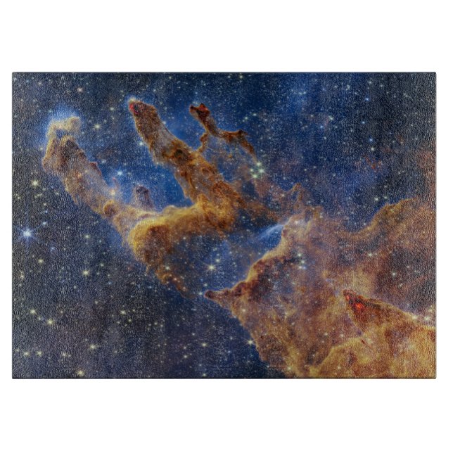 Pillars of Creation Eagle Nebula Webb Telescope Cutting Board (Front)