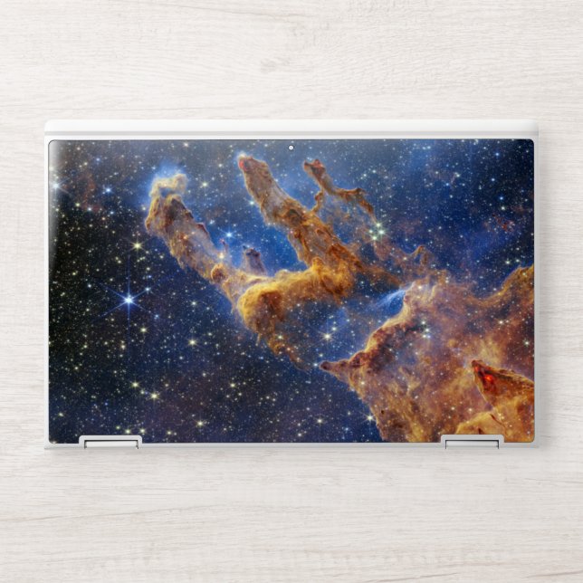 Pillars of Creation Eagle Nebula Webb Telescope HP Laptop Skin (Front)