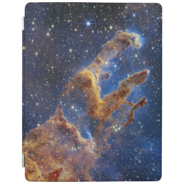 Pillars of Creation Eagle Nebula Webb Telescope iPad Smart Cover (Front)