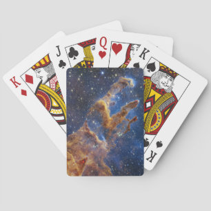 Pillars of Creation Eagle Nebula Webb Telescope Poker Cards