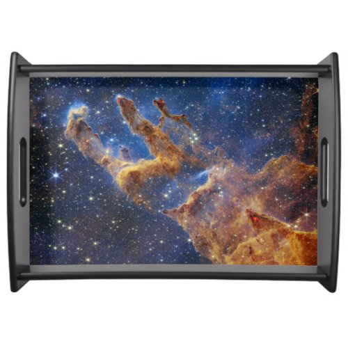 Pillars of Creation Eagle Nebula Webb Telescope Serving Tray