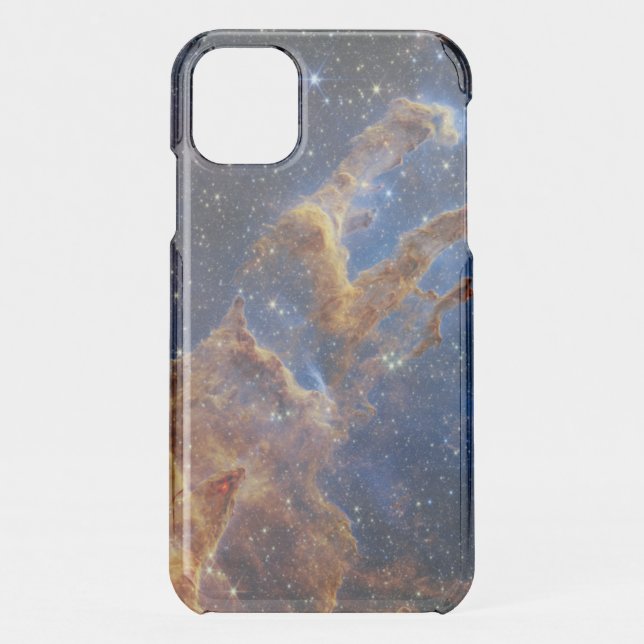 Pillars of Creation Eagle Nebula Webb Telescope Uncommon iPhone Case (Back)