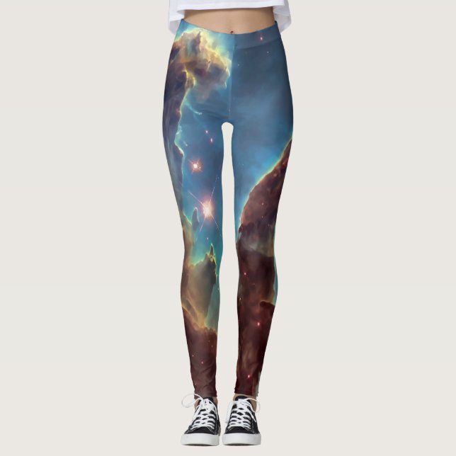 Pillars of Creation from Hubble Telescope Leggings (Front)