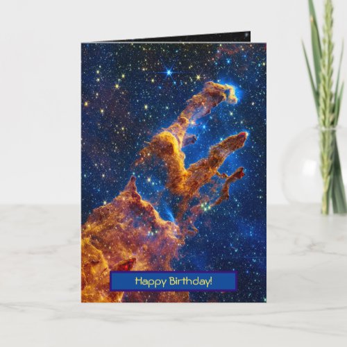 Pillars of Creation _ Happy Birthday Space Photo Card