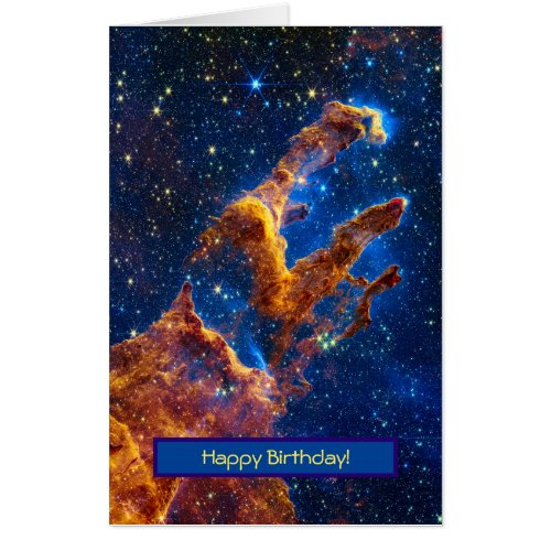 Pillars of Creation _ Happy Birthday Space Photo Card