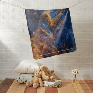 Pillars of Creation James Webb Hi-Res 2022 Baby Blanket