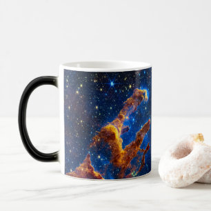 Pillars of Creation - James Webb NIRCam Astronomy Color Morph Mug