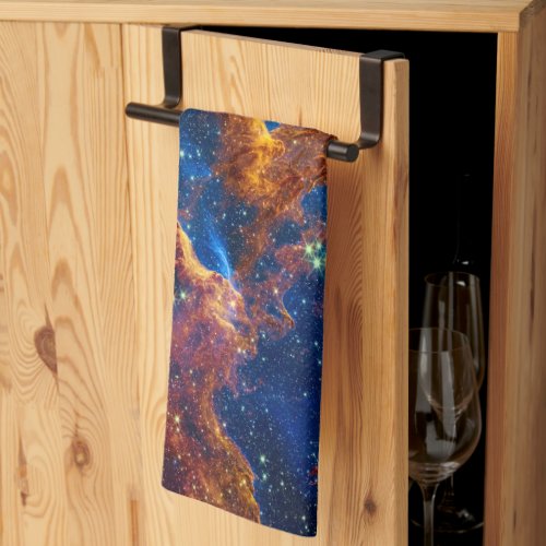 Pillars of Creation _ James Webb NIRCam Astronomy Kitchen Towel