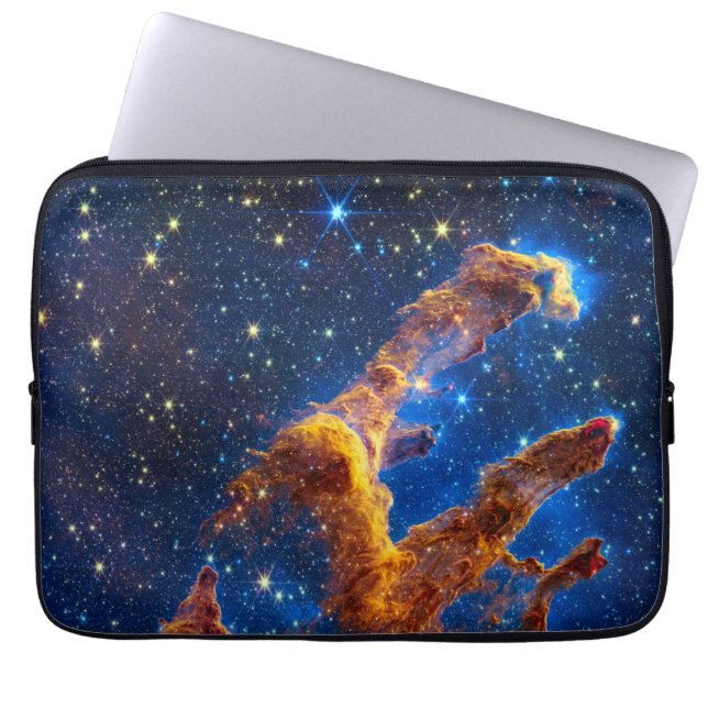 Pillars of Creation - James Webb NIRCam Astronomy Laptop Sleeve (Front)
