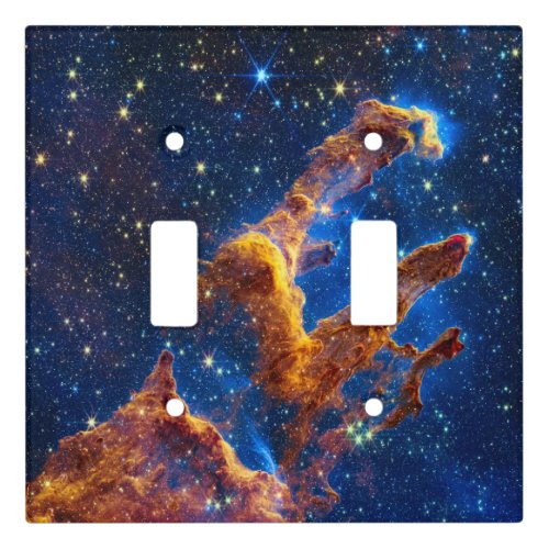 Pillars of Creation _ James Webb NIRCam Astronomy Light Switch Cover