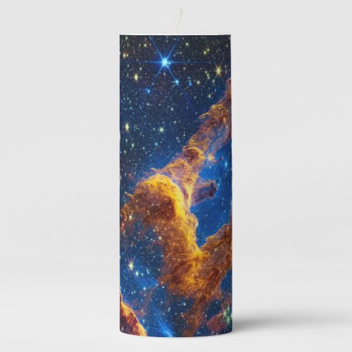 Pillars of Creation _ James Webb NIRCam Astronomy Pillar Candle