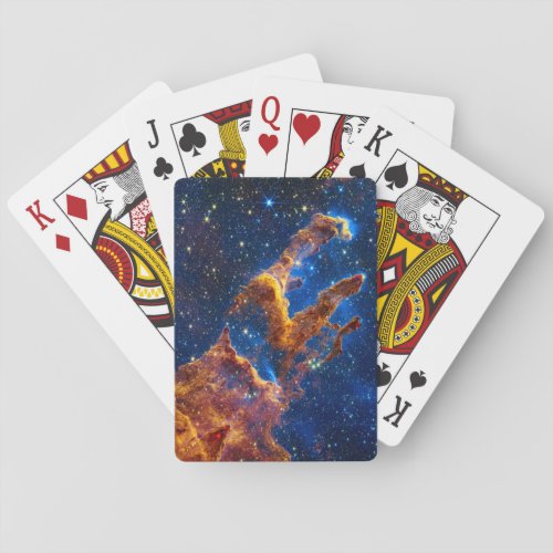 Pillars of Creation _ James Webb NIRCam Astronomy Poker Cards