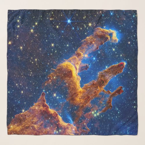 Pillars of Creation _ James Webb NIRCam Astronomy Scarf