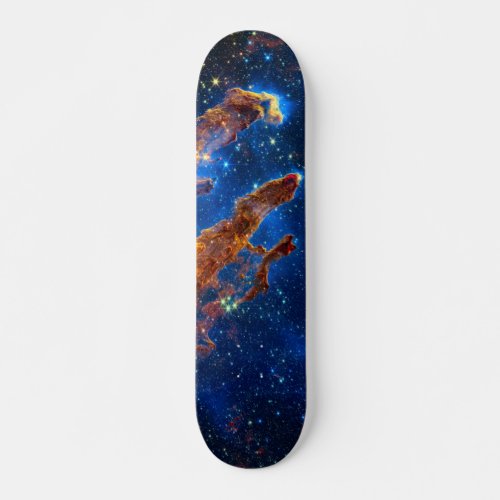 Pillars of Creation _ James Webb NIRCam Astronomy Skateboard