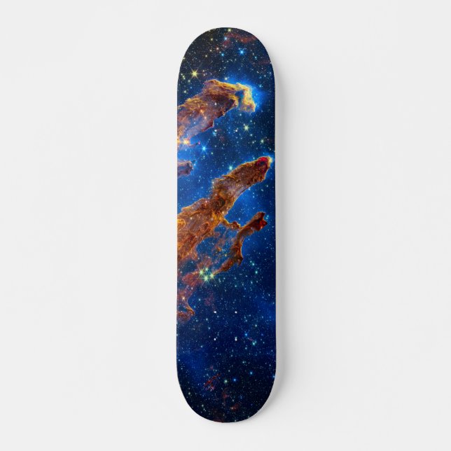 Pillars of Creation - James Webb NIRCam Astronomy Skateboard (Front)
