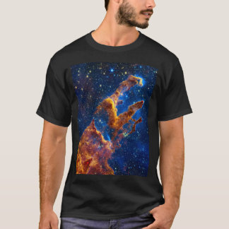 Pillars of Creation - James Webb NIRCam Astronomy T-Shirt