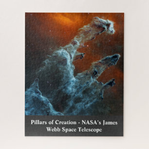 Pillars of Creation James Webb Space Telescope Jigsaw Puzzle