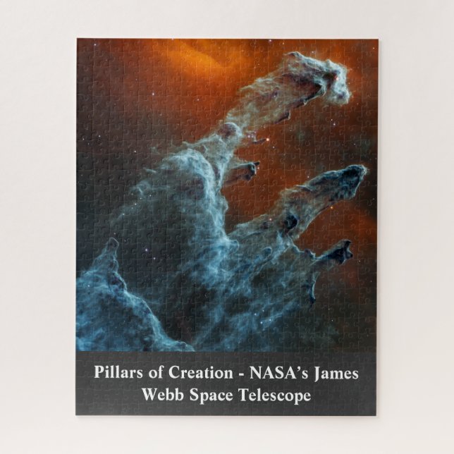 Pillars of Creation James Webb Space Telescope Jigsaw Puzzle (Vertical)