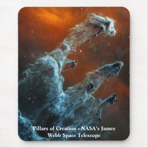 Pillars of Creation James Webb Space Telescope Mouse Pad