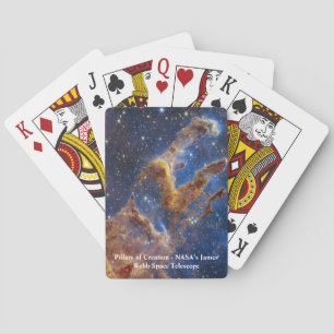 Pillars of Creation James Webb Space Telescope Poker Cards