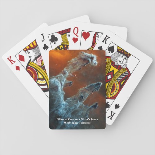 Pillars of Creation James Webb Space Telescope Poker Cards
