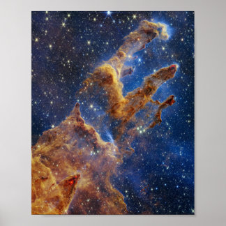 Pillars of Creation — James Webb Space Telescope Poster