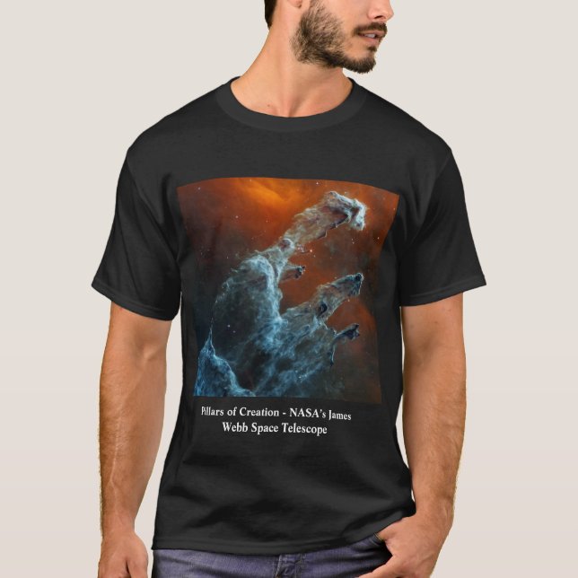 Pillars of Creation James Webb Space Telescope T-Shirt (Front)