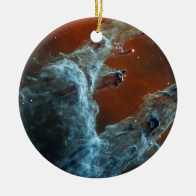 Pillars of Creation James Webb Telescope Ceramic Ornament (Front)